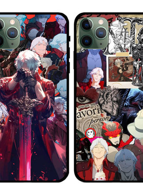 适用iphone苹果17promax手机壳安卓黑色硅胶oppo软壳小米华为pura鬼泣Devil May Cry