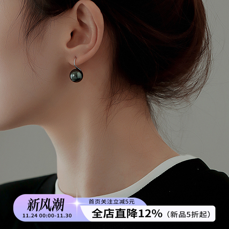饰悟银饰高级感999纯银女耳环