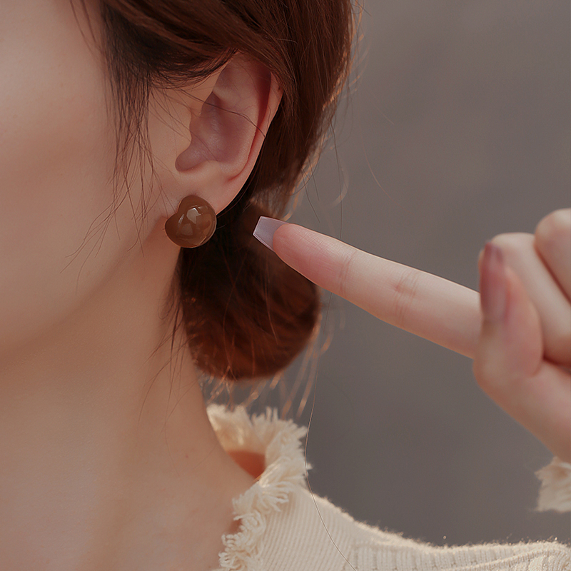 饰悟银饰美拉德风女复古港风耳钉