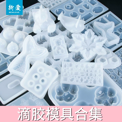 Силиконовая форма, эпоксидная смола ручной работы, клей, DIY