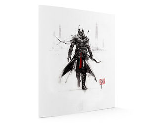 UBIWorkshop原厂游戏周边 刺客信条 墨喷印画 系列二 巴耶克 现货