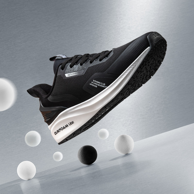 风屏361男鞋运动鞋2026年新款休闲鞋子加绒跑鞋Q弹减震跑步鞋男