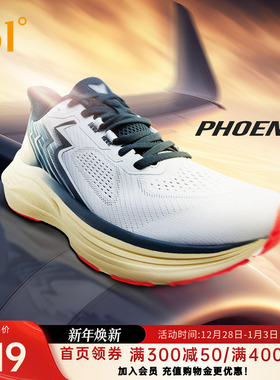 361Phoenix凤凰|缓震稳定跑步鞋2025秋季新款回弹慢跑鞋运动鞋男