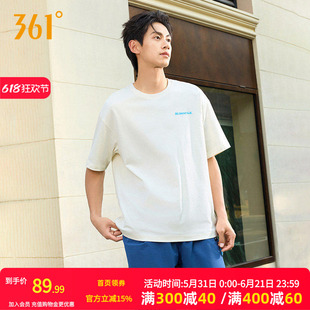 361Mr.donothing联名运动T恤2026夏季新款情侣透气微宽松休闲短袖