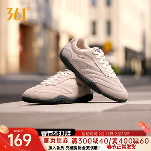 张艺凡同款扁扁鞋361运动鞋T头鞋女秋季新款薄底休闲板鞋德训鞋