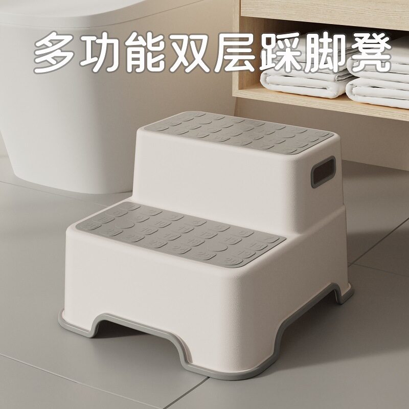 儿童上厕所踩凳踩脚凳洗手台脚蹬宝宝脚踏垫脚凳洗漱台阶防滑梯刷