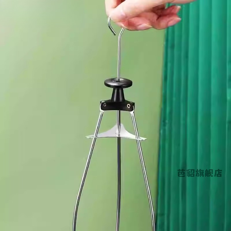 厨房不锈钢三爪碗夹防烫夹 提盘蒸鱼蒸盘夹子三脚勾抓热盘子