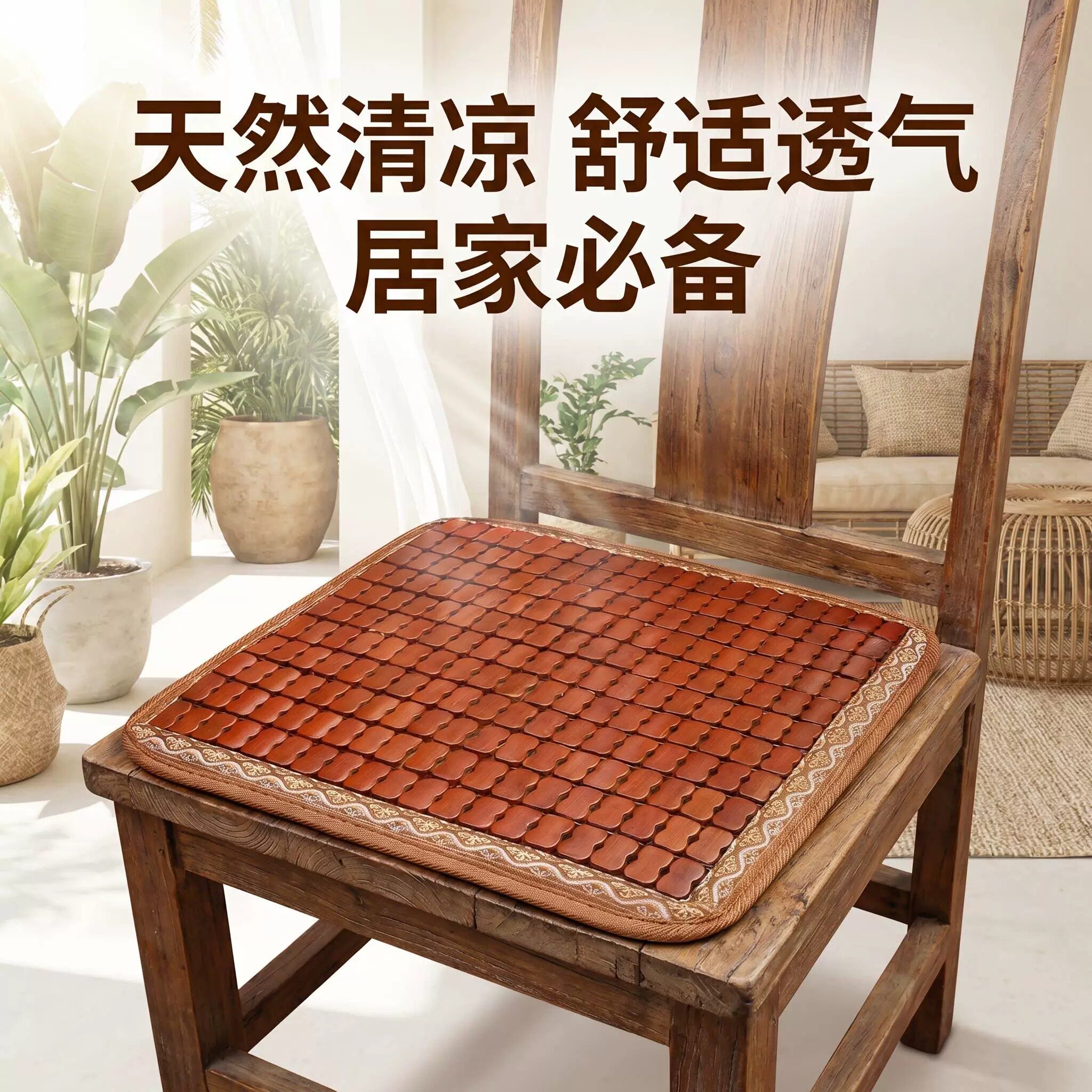 凉席坐垫夏季椅子凉席坐垫办公室麻将凉席坐垫清凉透气沙发凉垫子