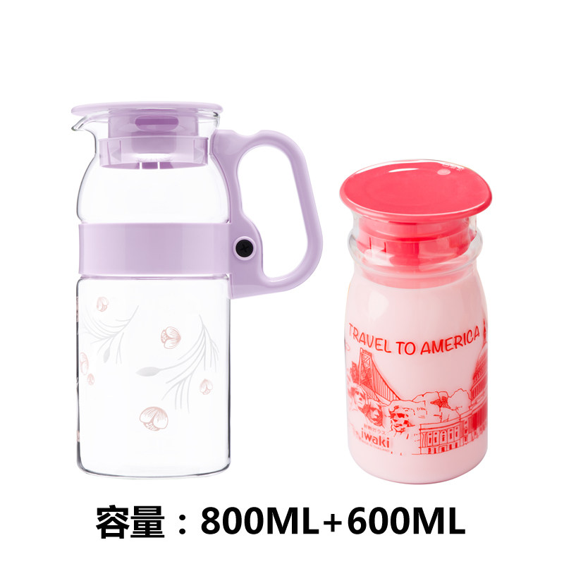 膳魔师进口耐热玻璃冷水壶冷水杯进口水壶泰国制造