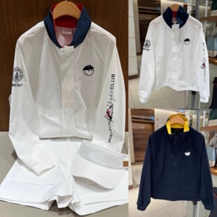 女士防风26春夏新款高尔夫服装立领长袖薄款外套上衣舒适百搭长袖