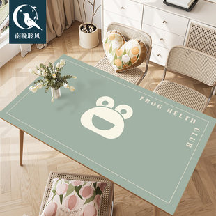 卡通皮质桌垫家用防水防滑餐桌布可擦免洗台布垫儿童写字台垫定制