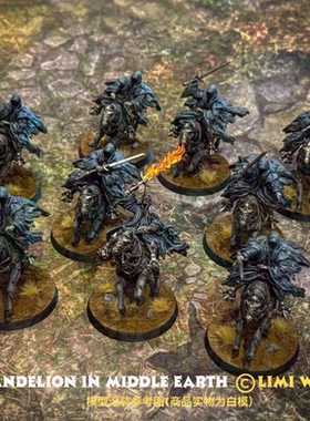 指环王骑行戒灵Ringwraith第三方指环王战棋树脂桌游跑团手办模型