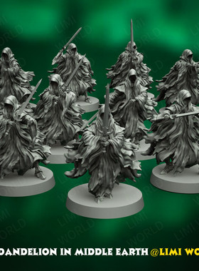 指环王戒灵Ringwraith第三方指环王战棋树脂桌游跑团手办模型