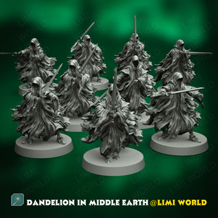 指环王戒灵Ringwraith第三方指环王战棋树脂桌游跑团手办模型