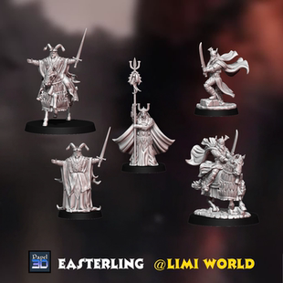 伊斯特林风格魔影牧师刀锋领主第三方模型魔戒桌游DND跑团棋子