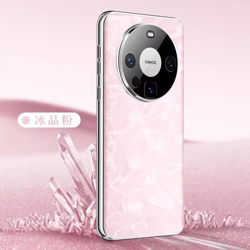 适用华为mate60pro十手机壳m60美特魅特50迈特马特30女士全包meta60六零2025新款个性麦特m40e高级感粉色紫色