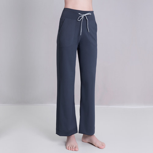 BWELL抽绳侧口袋宽松阔腿裤BWY7595K