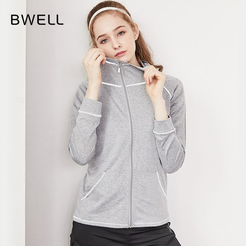 j健身运动瑜伽跑步拉链外套上衣