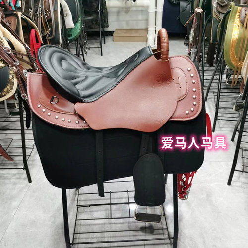 特价牛皮雕花马鞍子全套大小号马鞍带全套配件