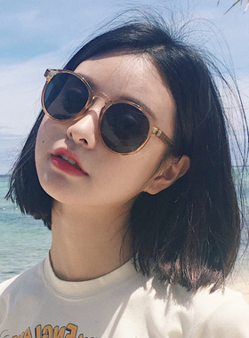 ins眼镜韩版潮2018新款复古太阳镜软妹茶色墨镜女网红街拍