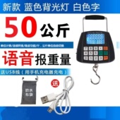 语音计价手提电子秤充电精准弹簧秤快递行李便携式 高精度家用买菜