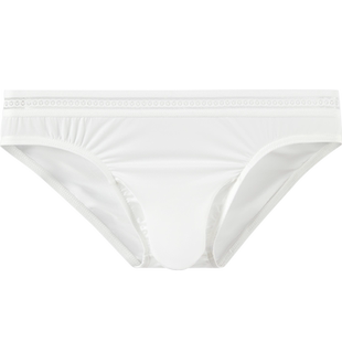 新款男士内裤冰丝三角性感蕾丝大象鼻枪弹分离防潮湿裤衩一室一厅