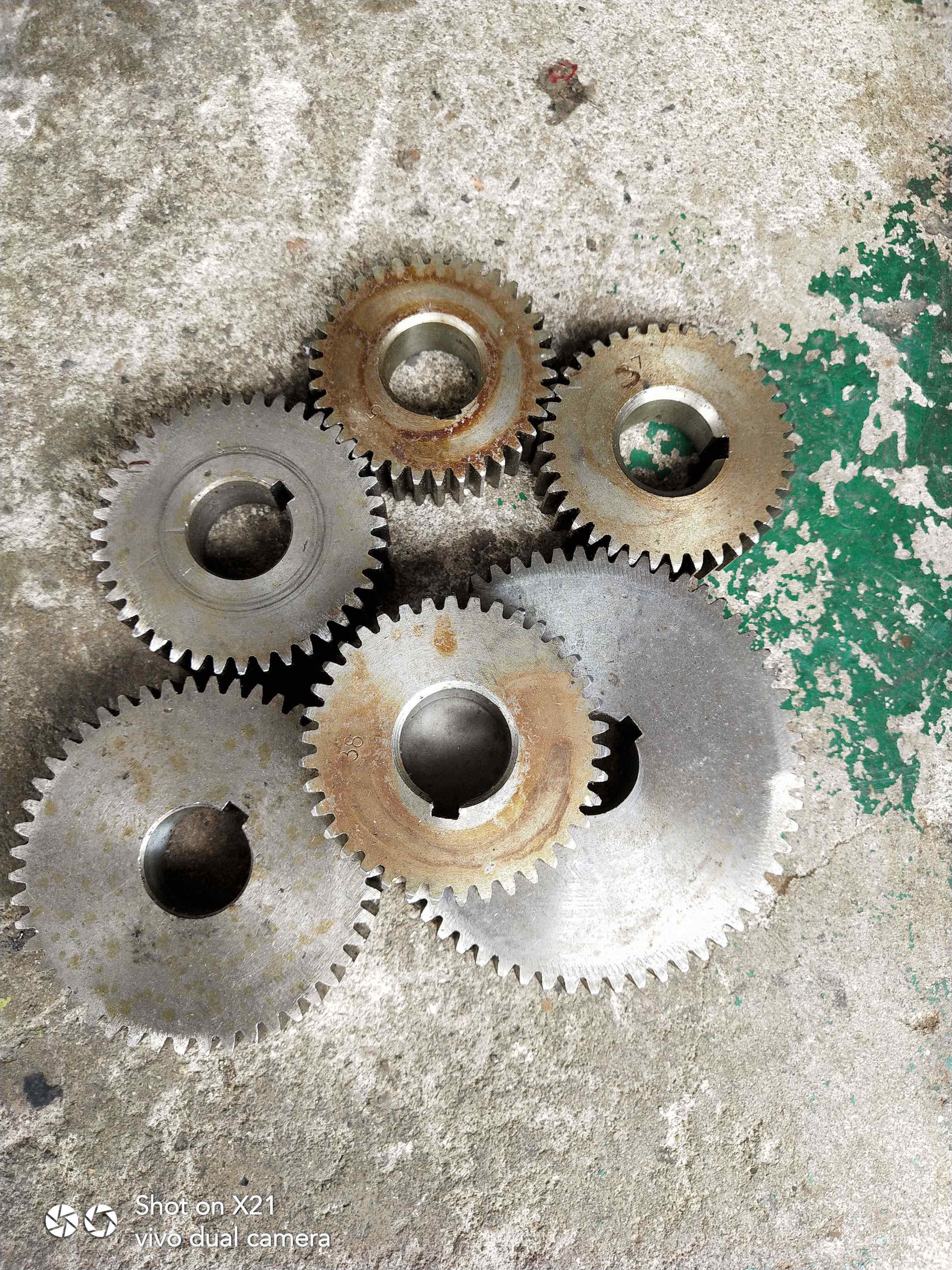 上海机床厂y3150滚齿机配件全套挂轮z20 z21 z25z35/z40z48机床铣