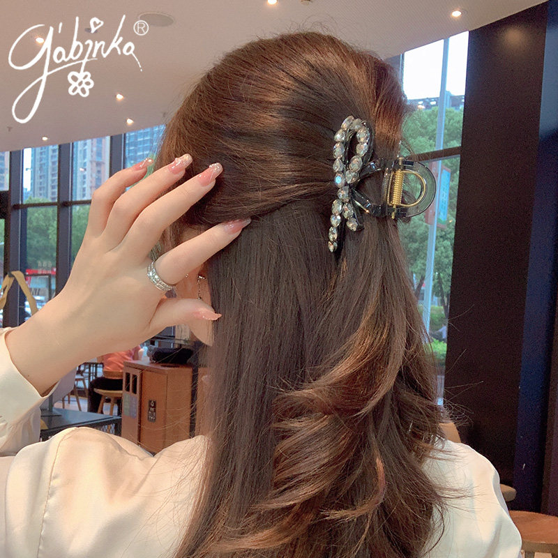 韩版轻奢百搭蝴蝶结抓夹高级感轻奢水钻鲨鱼夹个性8公盘发抓夹女,饰品/流行首饰/时尚饰品新,发饰,淘宝优惠券,粉丝福利购,淘宝优惠卷