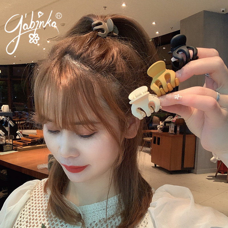 韩国时尚小号抓夹刘海蓬松