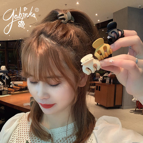 韩国时尚小号抓夹刘海蓬松