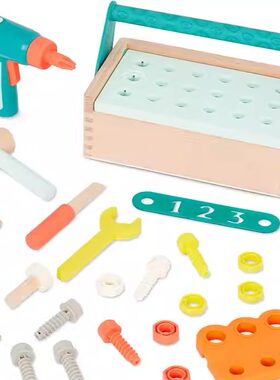 B.toys电动钻木工锤子STEM玩具