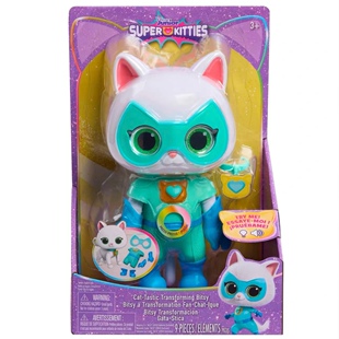 迪士尼SuperKitties超级小猫战队英雄变身功夫猫碧琪公仔玩偶