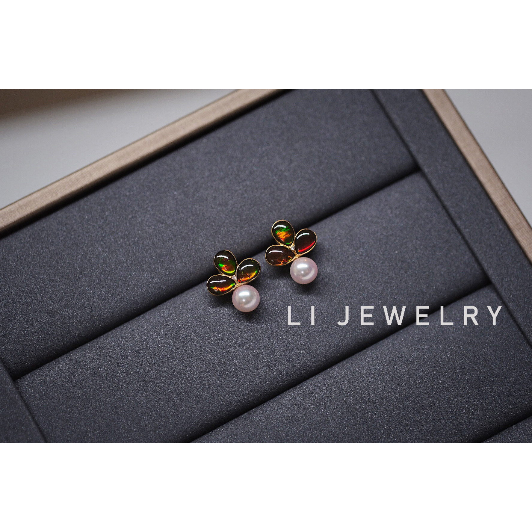 Miss Lee jewelry Japan natural Flawless Seawater Pearl akoya Bespoke conch 18K Earringsin the Jewelry/Diamond/Jade/Gold , Natural pearls (New) , Earring  category - from Buy2taobao.com to provide professional Taobao agent buy service
