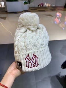 New Era纽亦华男女MLB复古学院保暖潮针织帽子13788874 13788875