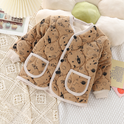 宝宝棉衣冬外套儿童夹棉棉袄棉衣