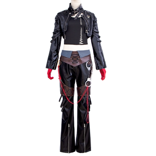 秀琴家 无期迷途 安吉尔cosplay服装 皮衣套装 游戏女装御姐套装