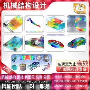 ansys abaqus fluent hypermesh comsol lsdyna icem仿真分析代做