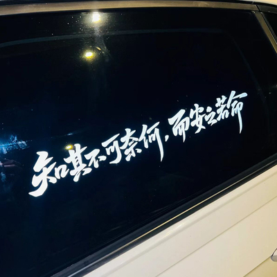 灿盛PVC任意个性汽车贴汽车贴