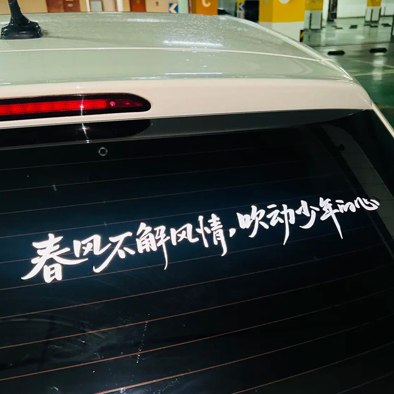 灿盛PVC任意个性汽车贴汽车贴