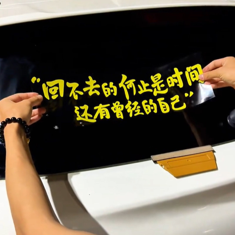 灿盛PVC任意个性汽车贴汽车贴