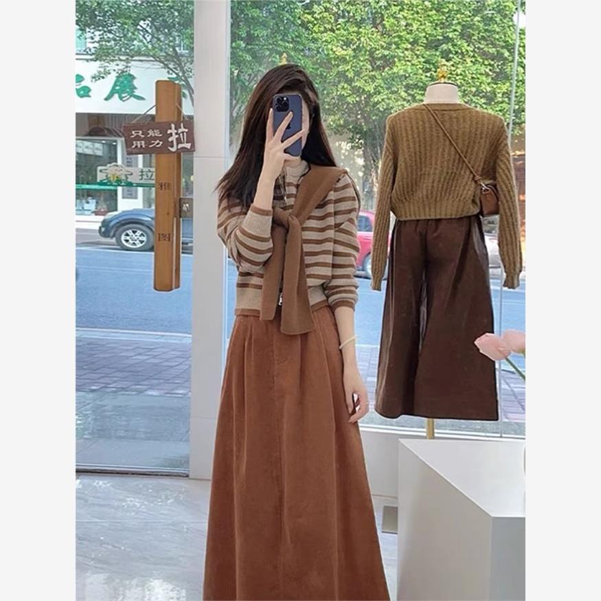 春装女款2025年新款高级感开 春穿搭套装一整套洋装子气质两件套