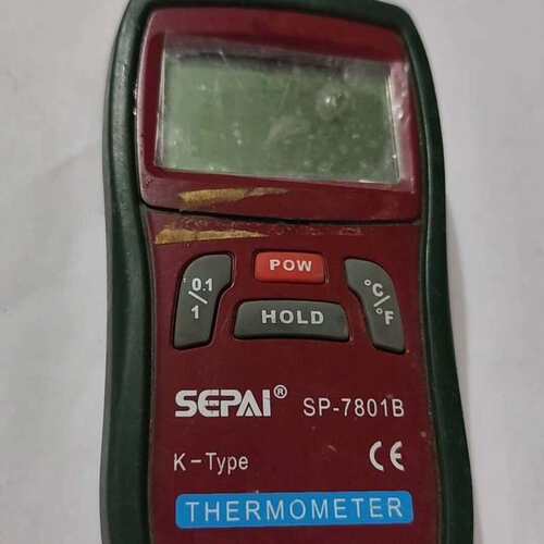 议价SEPAI SP-7801B K型热电偶温度计，实物拍摄所见