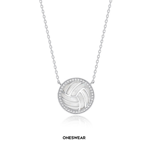 冠军同款排球项链女小众精致吊坠