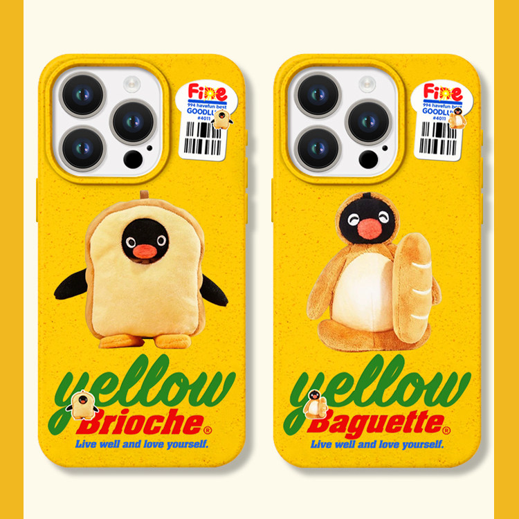 适用小众企鹅iPhone16promax苹果15pro个性14plus手机壳13磁吸可降解12情侣11华为mate70pro三星s23s24Ultra