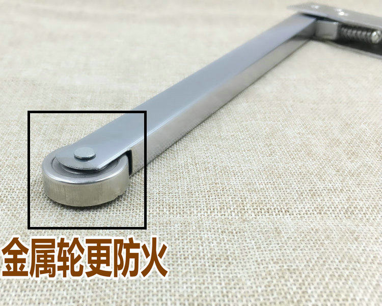 铸铁顺位器 闭门器 双顺序消防门顺序器 钢制防火门顺位器 加长款