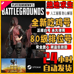 steam绝地求生排位账号竞技皮肤号排位号吃鸡白号500级账户