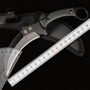 野外求生荒野生存户外小刀随身刀具防身刀开刃爪子刀战术