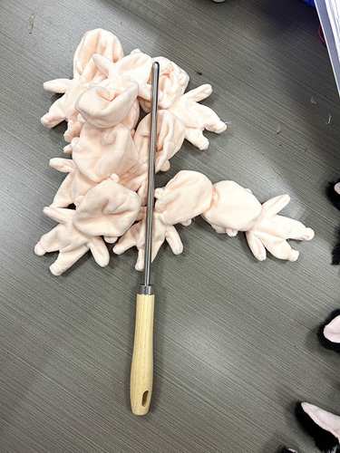毛绒玩偶翻皮工具便携式翻皮神器不锈钢工具