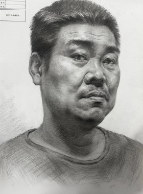 画像定制真人照片素描画手绘油画代画肖像彩铅画实物手写名字画像