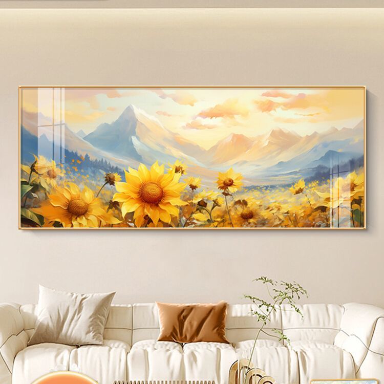 铝合金边框日照金山装饰